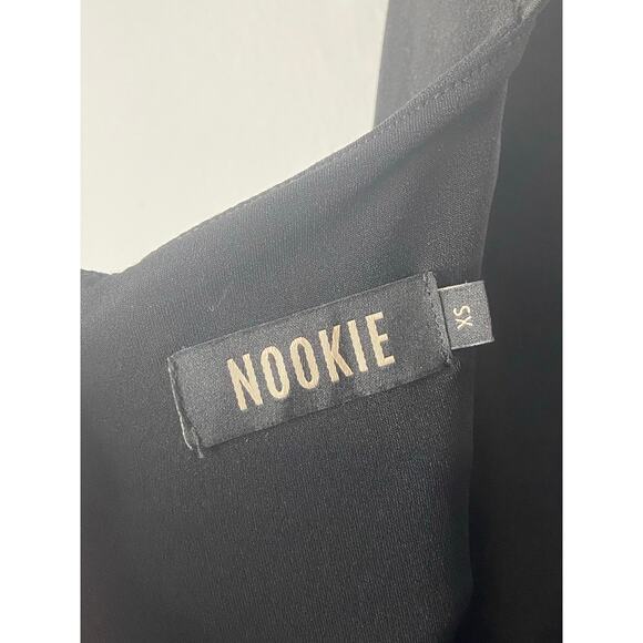 Nookie Estella Gown Maxi Dress Gold Chain Strap Formal Gala Party Prom Classy XS - Picture 9 of 10